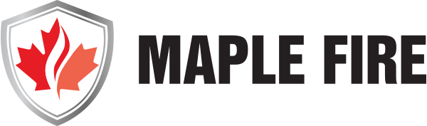 Maple Fire Logo Black Letter